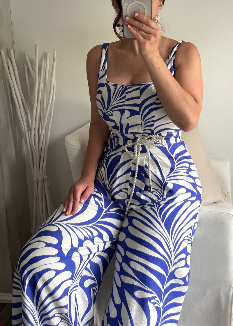 Blue Algarve Jumpsuit