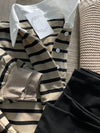Mocha & Black Rugby Top