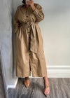 Mocha Trench Dress