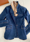 Navy Denim Portofino Blazer