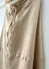 Oat Suede Midi Skirt