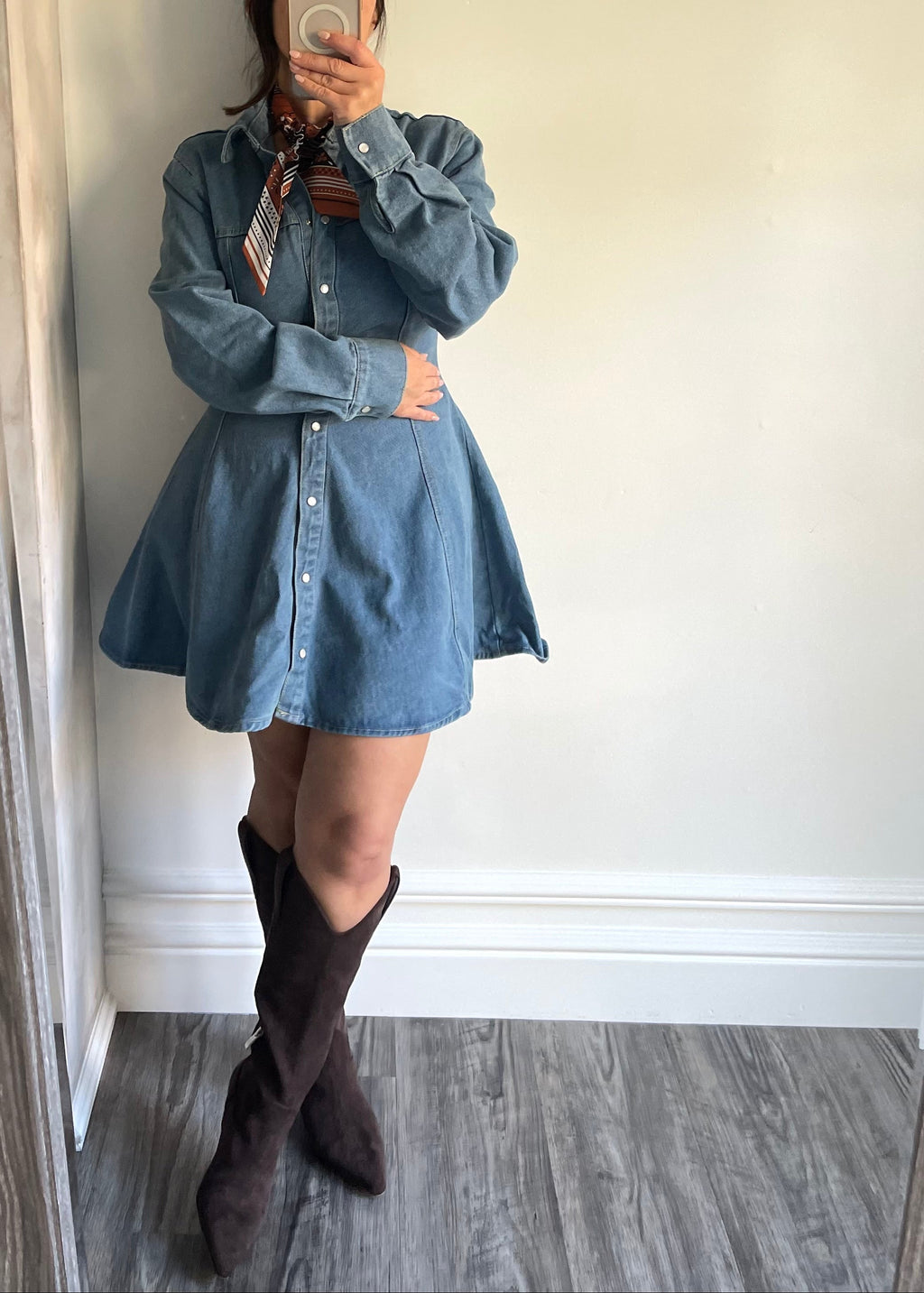 Denim Mini Dress