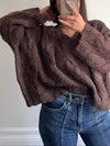 Espresso Cable Knit Sweater
