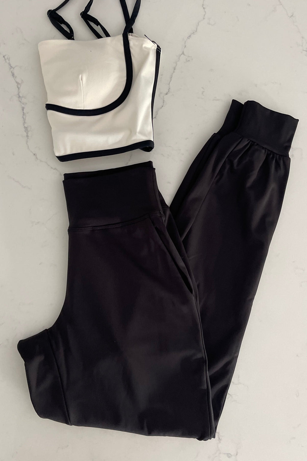 Black Lightweight Lounge wear Jogger