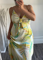 Lemon Tropics Silky Maxi