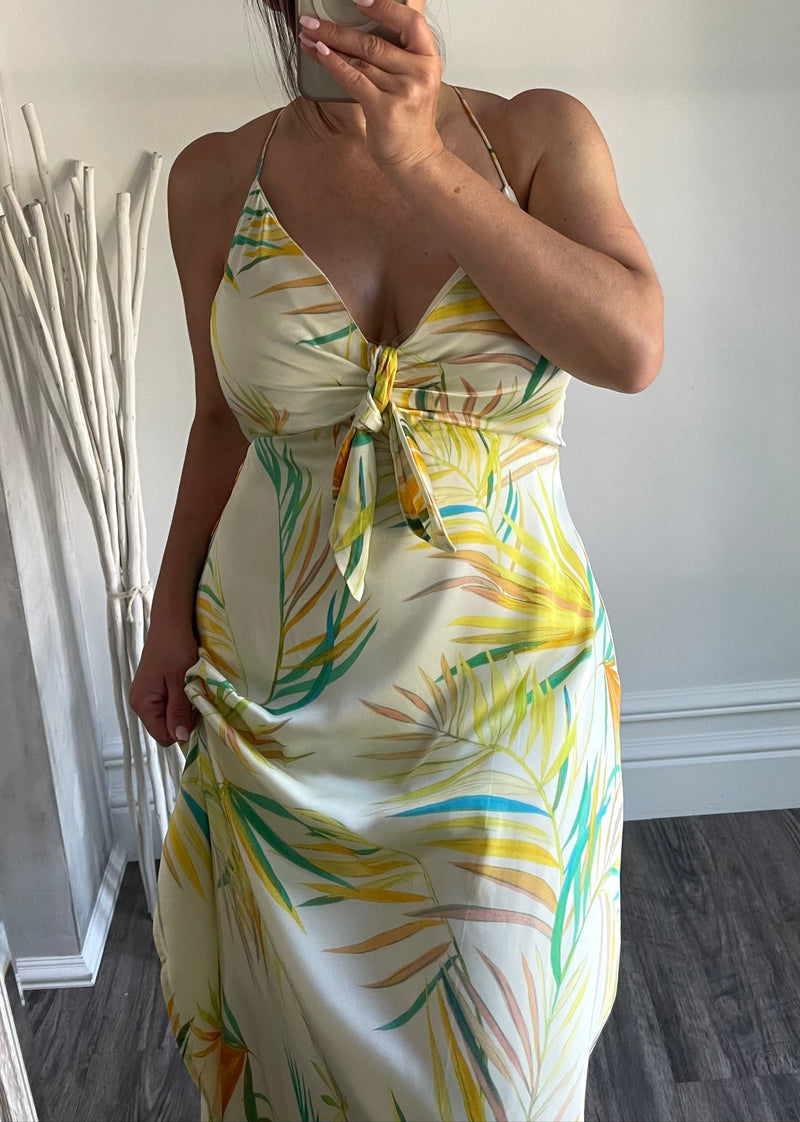 Lemon Tropics Silky Maxi