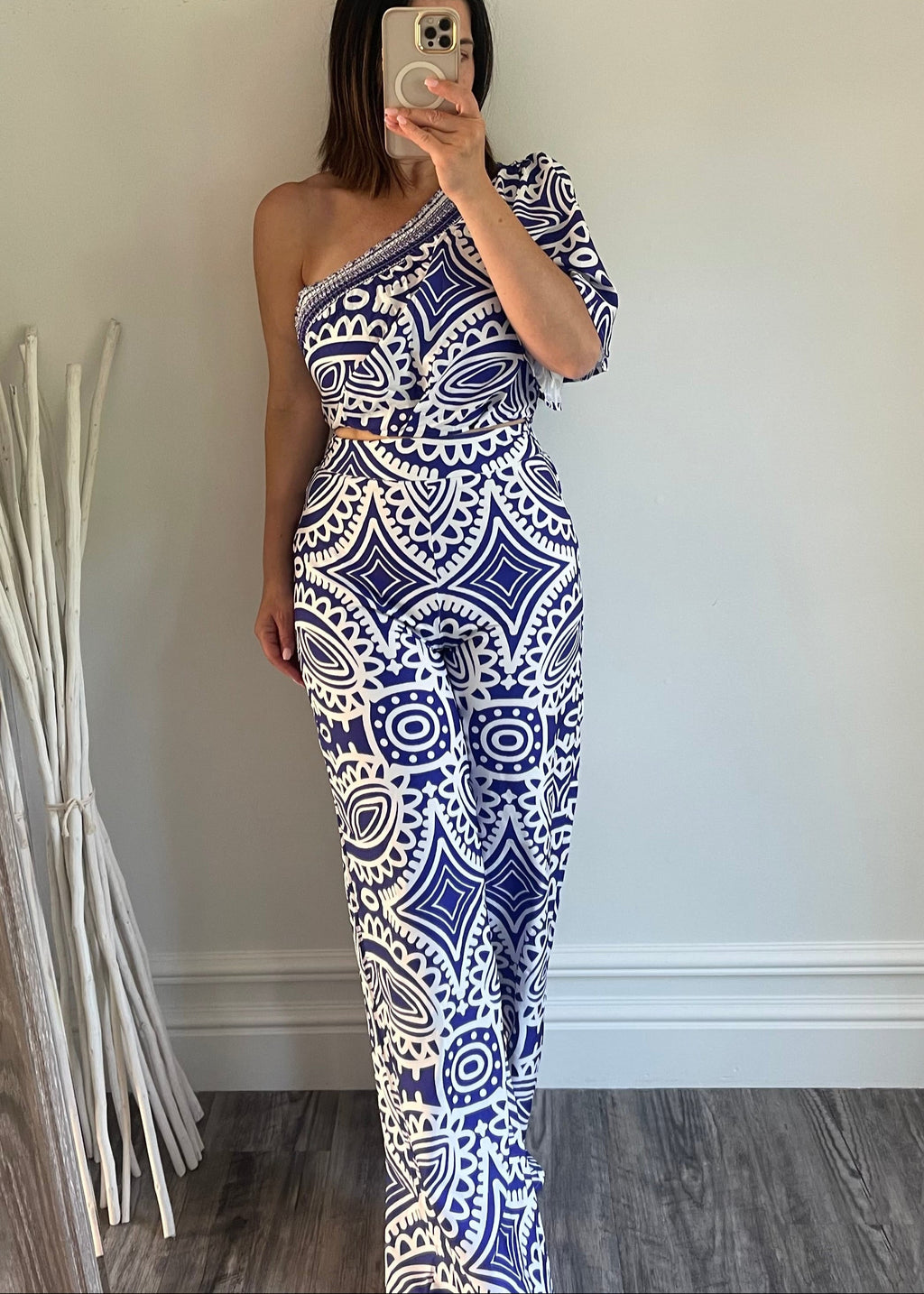 Blue Amalfi Formal Pant Set