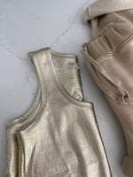 Gold Glam Racerback Tank