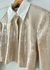 Oat Paris Glam Sequin Top/ Dress Coat
