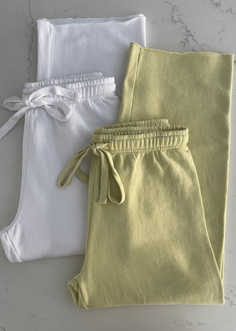 Citron Wide Leg Jogger