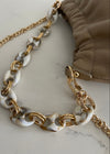 White Multi Chain Strap