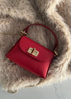 Red Genuine Italian Leather Purse