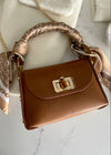Camel Italian Leather Purse