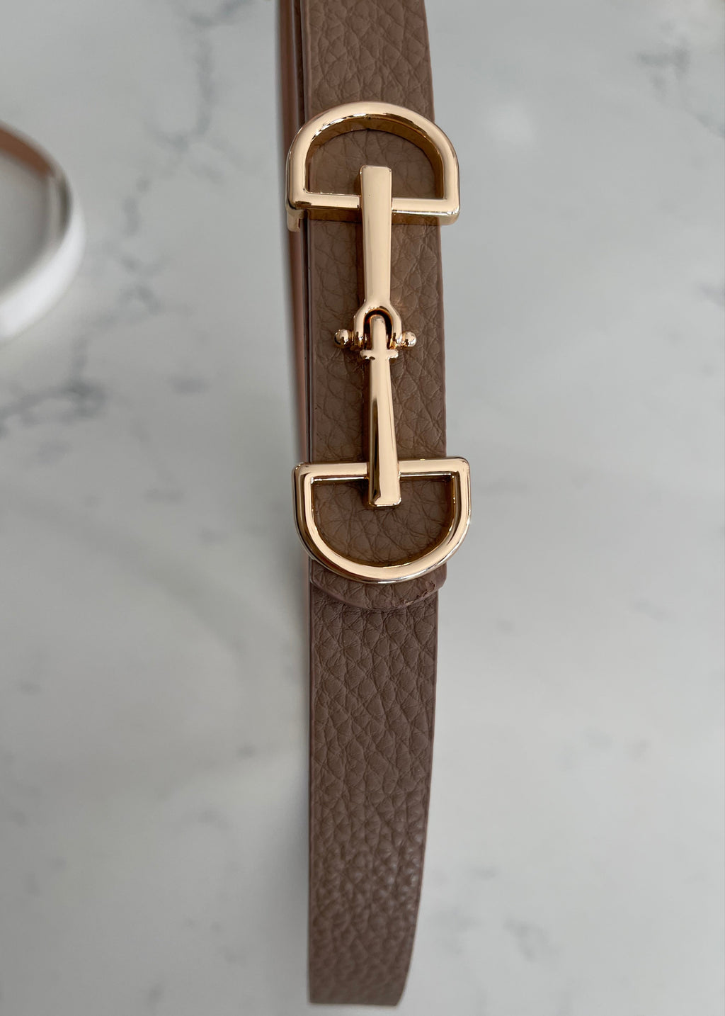 Nude Portfolio Skinny Belt