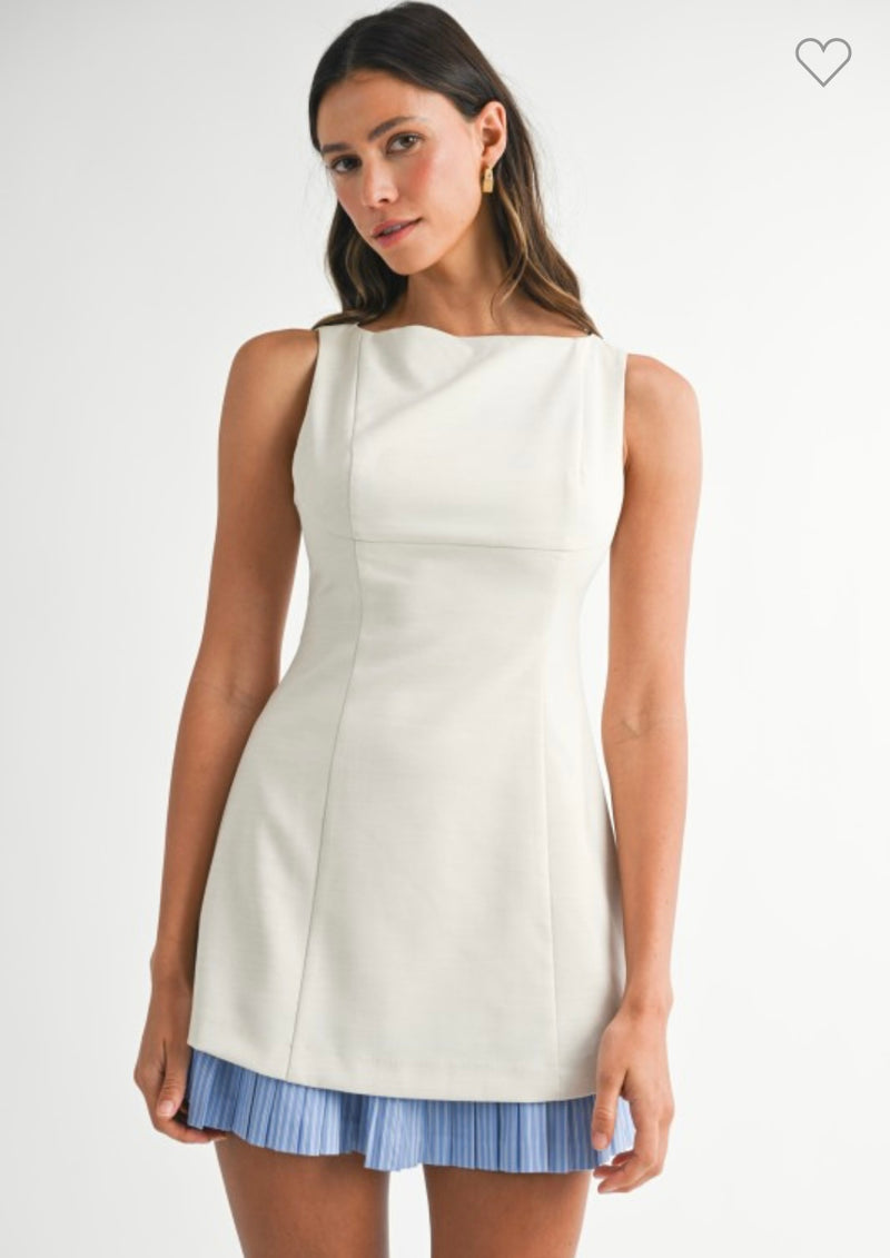 Oat Paris Pleated Dress