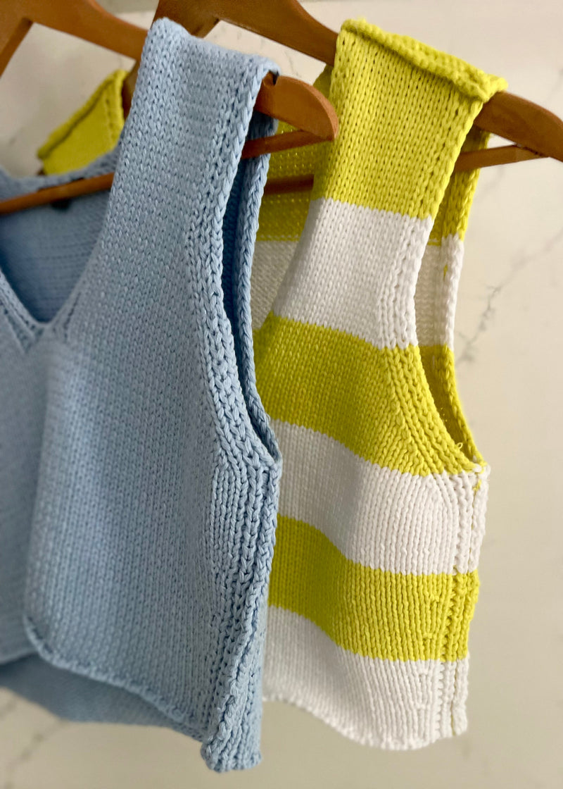 Lemon Lime Knit Top