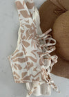Oat Tropics Crop Lace Back Corset