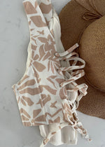 Oat Tropics Crop Lace Back Corset