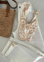 Oat Tropics Crop Lace Back Corset