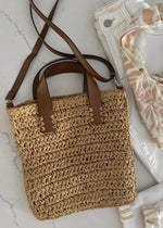 Camel Crossbody Tote