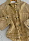 Latte Denim Coat
