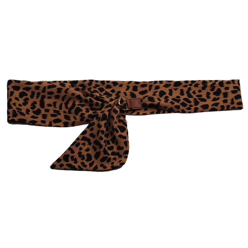 Camel Cheetah Scarf Belt