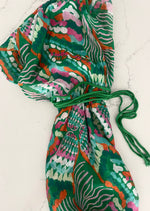 ZEmerald Printed Beach Coverup