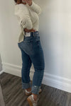 Denim Drea High Waisted Slim Straight