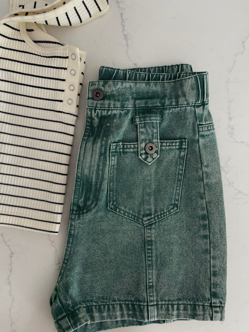 ZSage Denim High Waisted Short