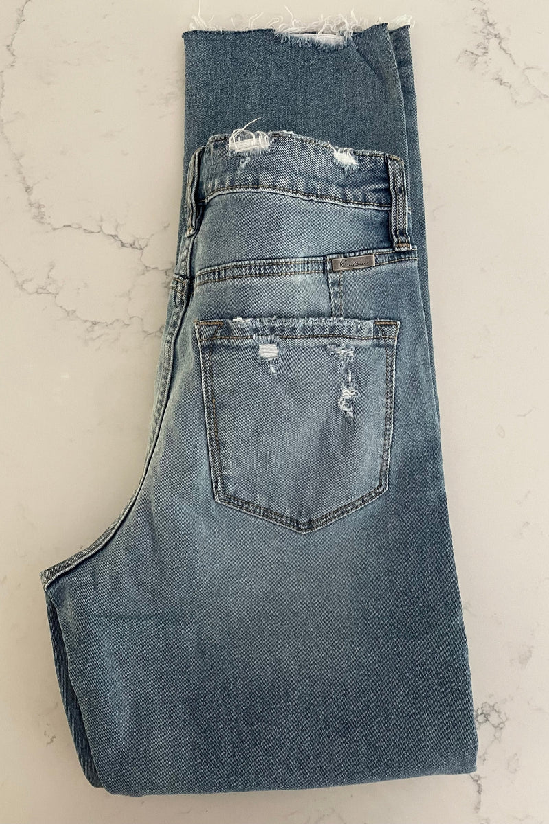 Denim Tessa High Rise Straight