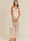 Champagne Silky Jumpsuit