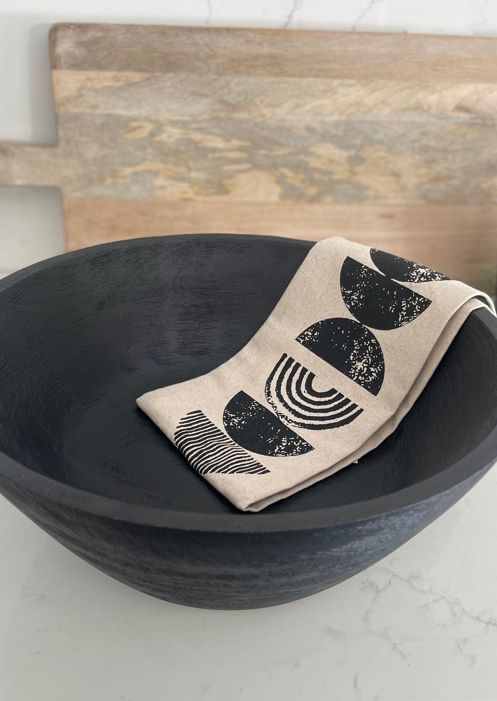 Z ZAura Modern Semi Circle Tea Towel