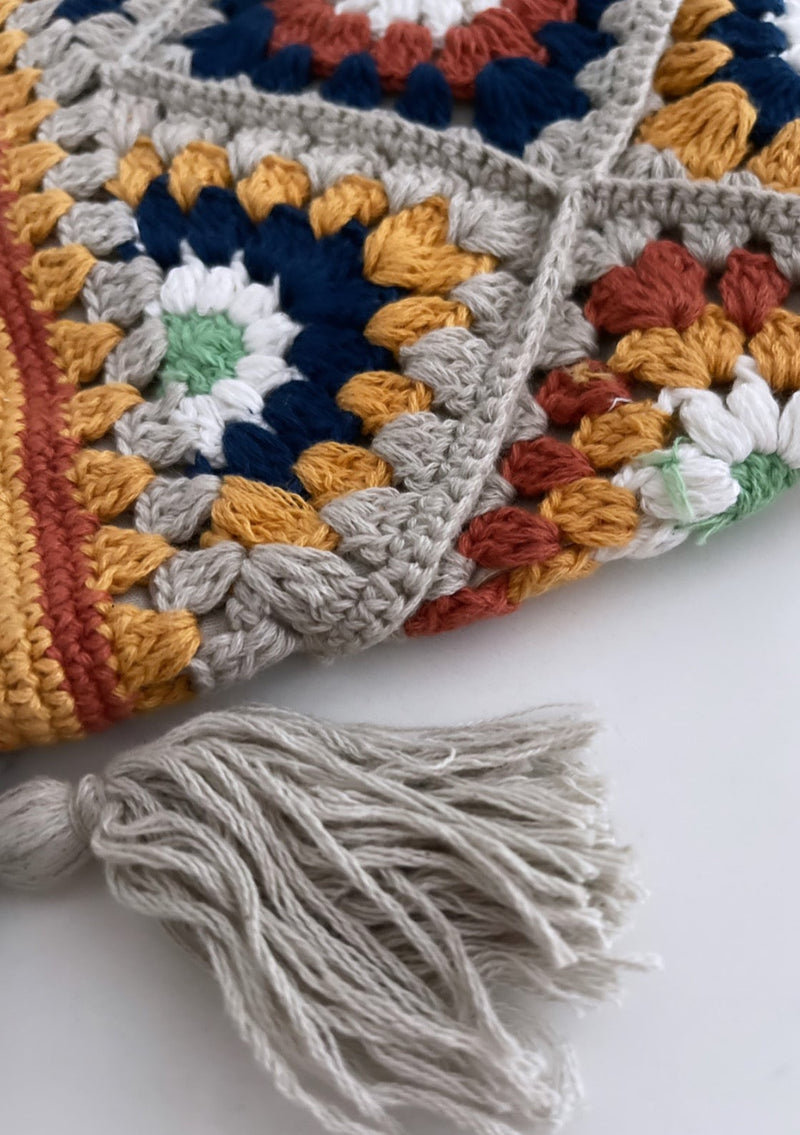 Camel Crochet Clutch