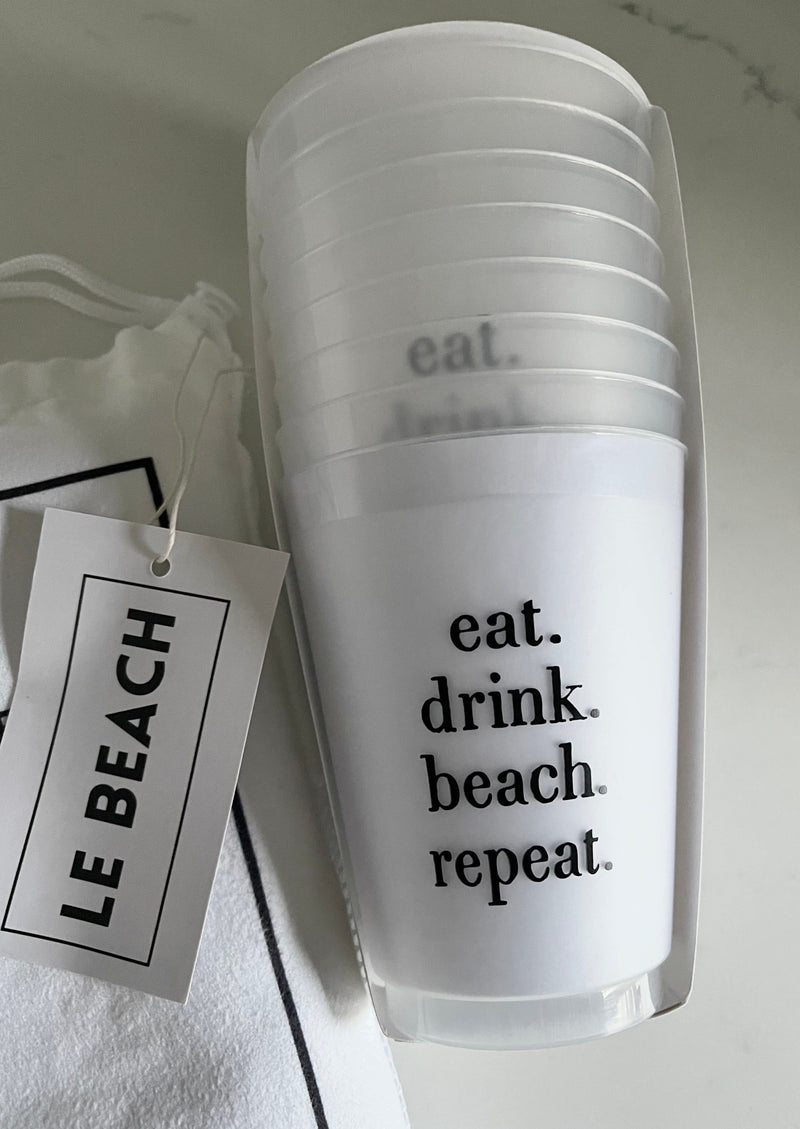 Z ZAura Eat Drink Beach Cup