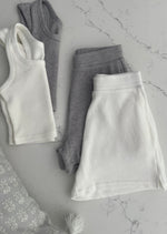Loungewear White Short Set