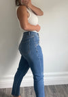 Denim Curvy Cleo High Rise Slim Syraight